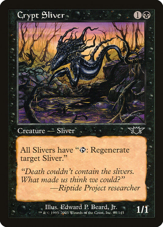 Crypt Sliver - (Foil): Legions