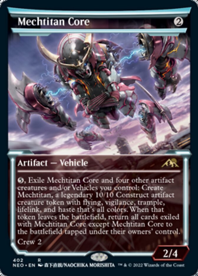 Mechtitan Core (Showcase) - (Foil): Kamigawa: Neon Dynasty