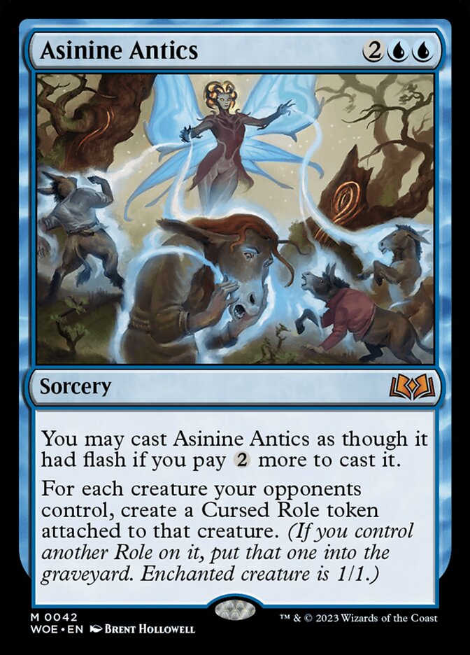 Asinine Antics - (Foil): Wilds of Eldraine