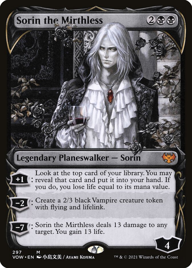 Sorin the Mirthless (Showcase) - (Foil): Innistrad: Crimson Vow