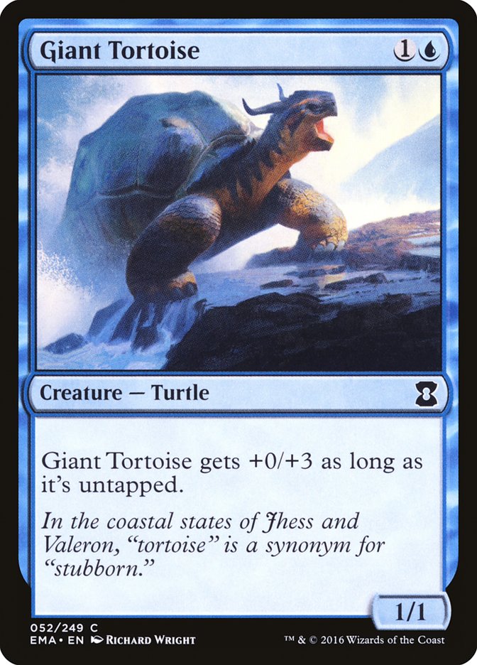 Giant Tortoise - (Foil): Eternal Masters
