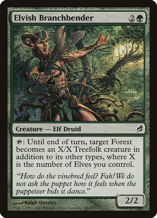 Elvish Branchbender - (Foil): Lorwyn