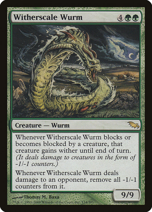 Witherscale Wurm: Shadowmoor