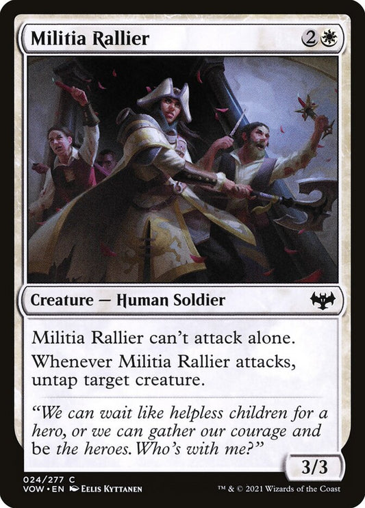 Militia Rallier - (Foil): Innistrad: Crimson Vow
