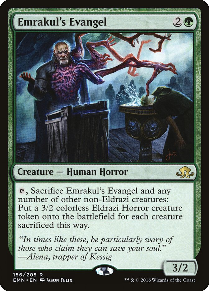 Emrakul's Evangel - (Foil): Eldritch Moon