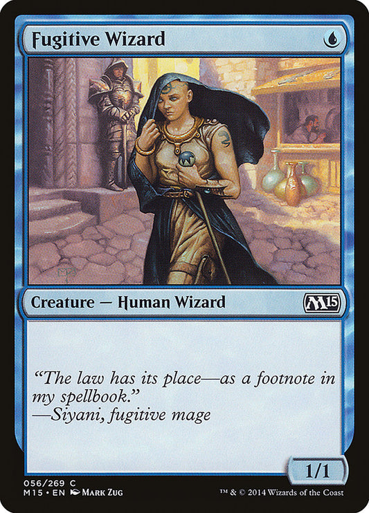 Fugitive Wizard - (Foil): Magic 2015