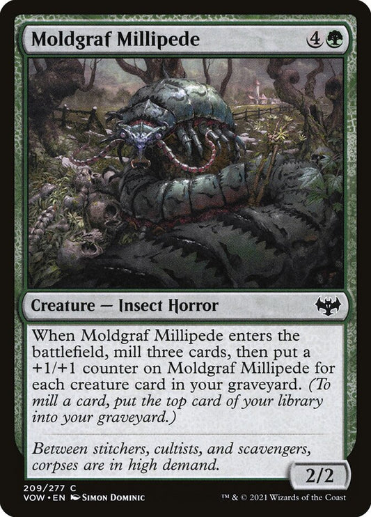 Moldgraf Millipede - (Foil): Innistrad: Crimson Vow