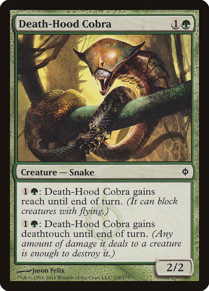 Death-Hood Cobra - (Foil): New Phyrexia