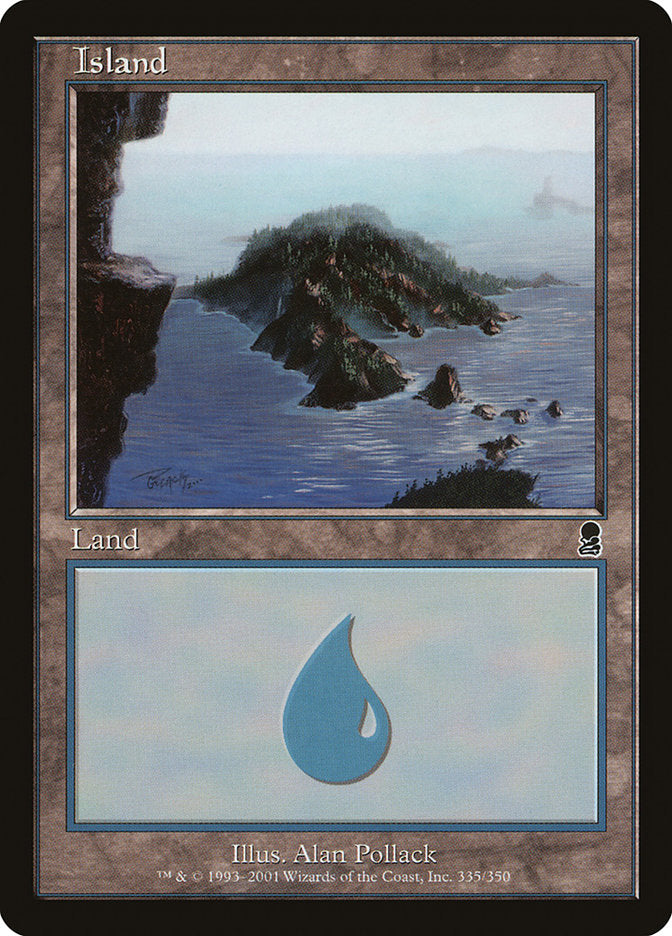 Island (#335) - (Foil): Odyssey