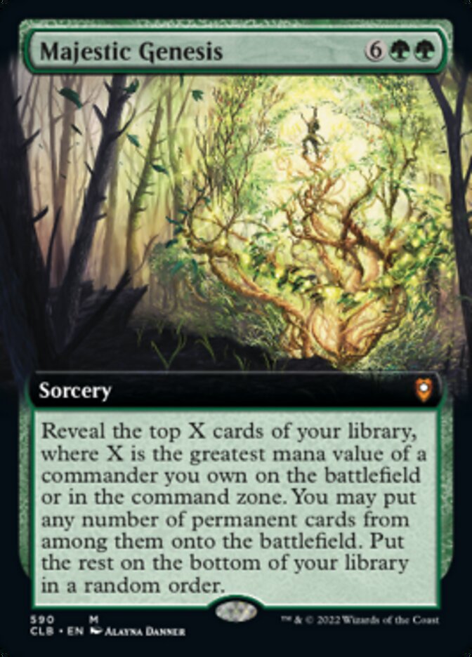 Majestic Genesis (Extended Art): Commander Legends: Battle for Baldur's Gate