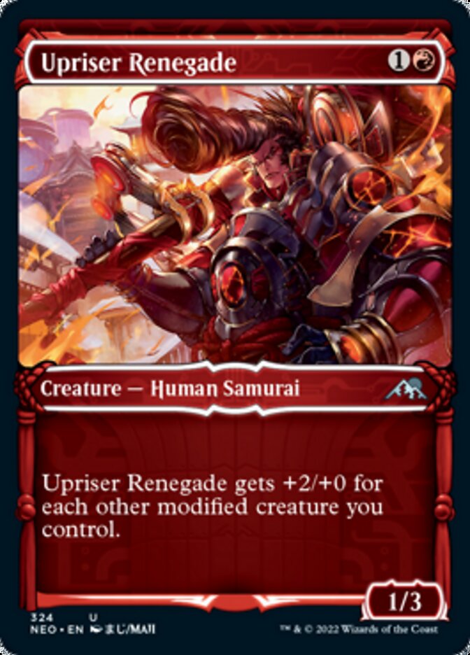 Upriser Renegade (Showcase): Kamigawa: Neon Dynasty