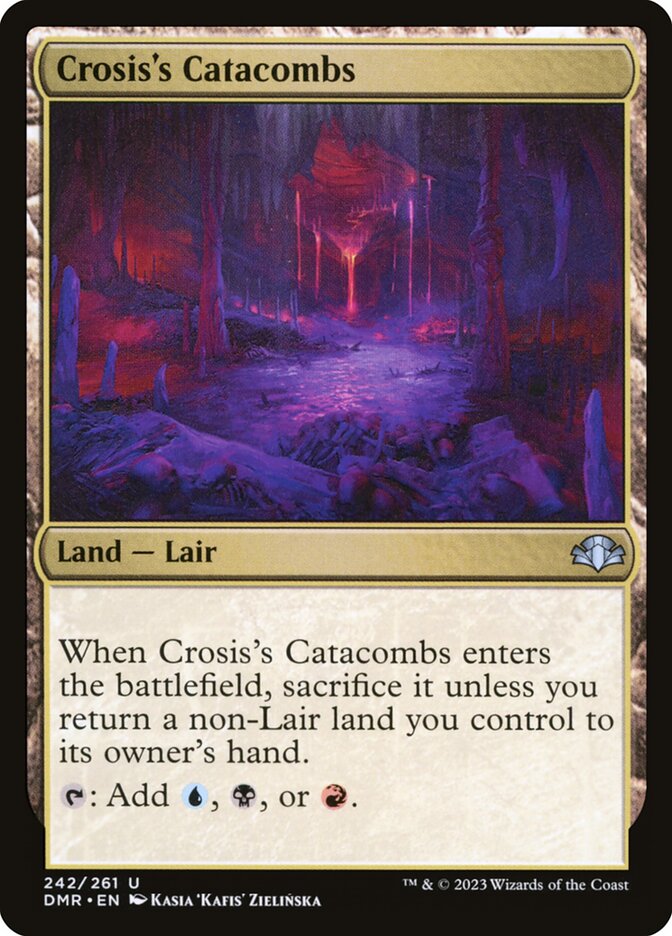 Crosis's Catacombs - (Foil): Dominaria Remastered