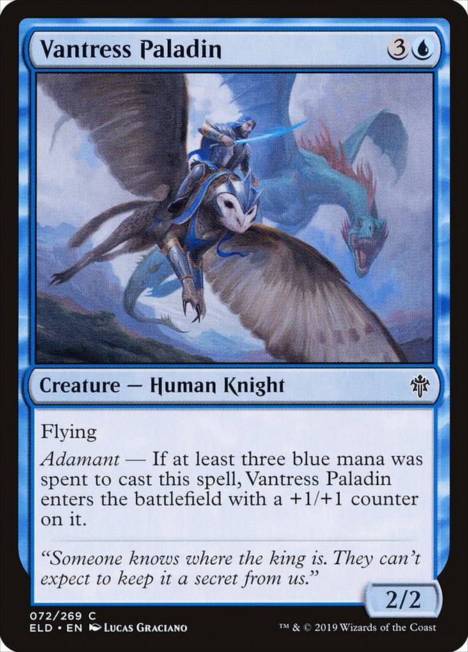 Vantress Paladin: Throne of Eldraine