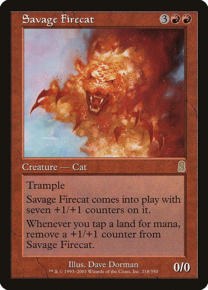 Savage Firecat - (Foil): Odyssey