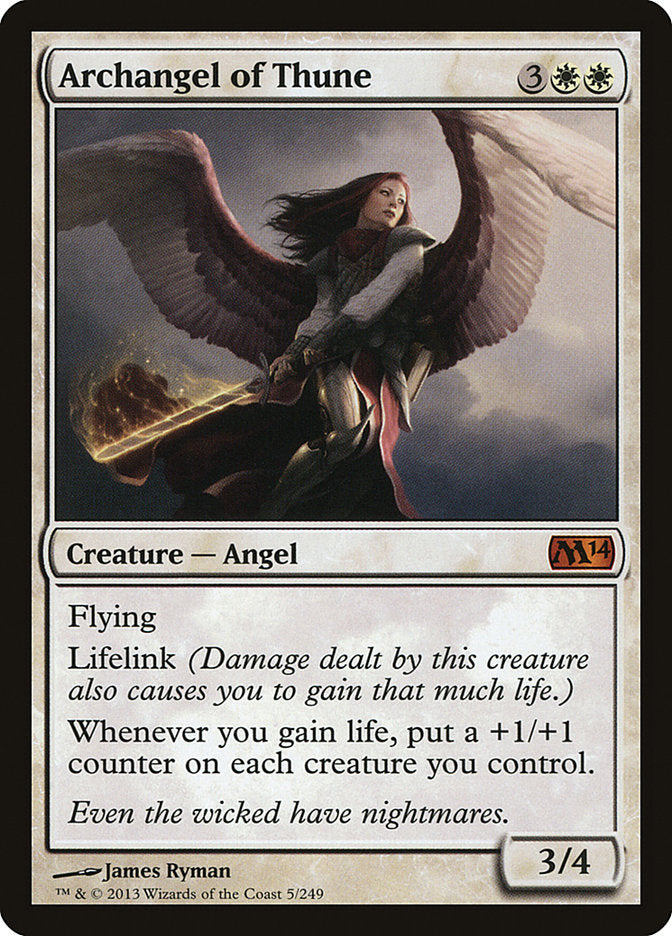 Archangel of Thune - (Foil): Magic 2014