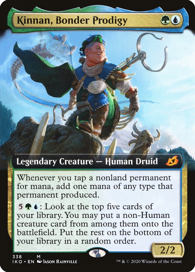 Kinnan, Bonder Prodigy (Extended Art): Ikoria: Lair of Behemoths