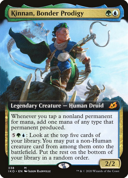 Kinnan, Bonder Prodigy (Extended Art) - (Foil): Ikoria: Lair of Behemoths