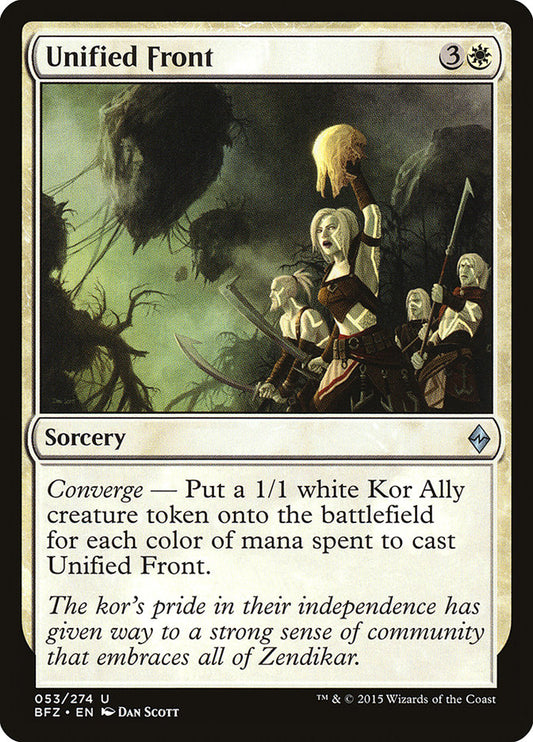 Unified Front - (Foil): Battle for Zendikar