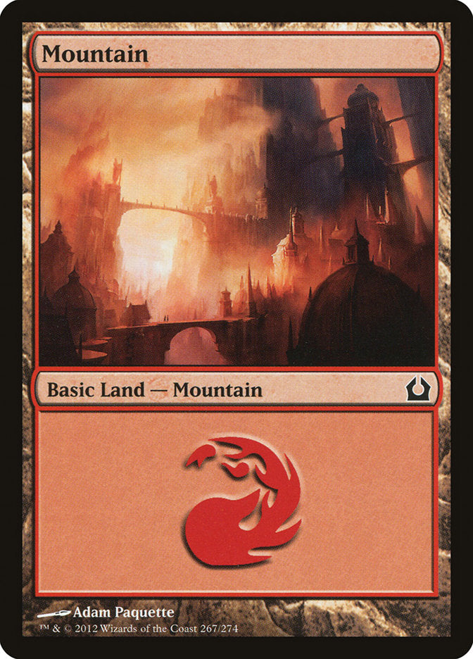Mountain (#267) - (Foil): Return to Ravnica