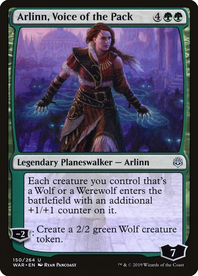 Arlinn, Voice of the Pack - (Foil): War of the Spark