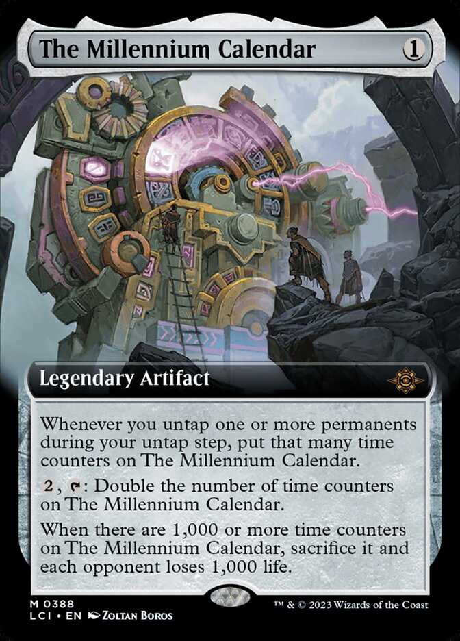 The Millennium Calendar (Extended Art) - (Foil): Lost Caverns of Ixalan