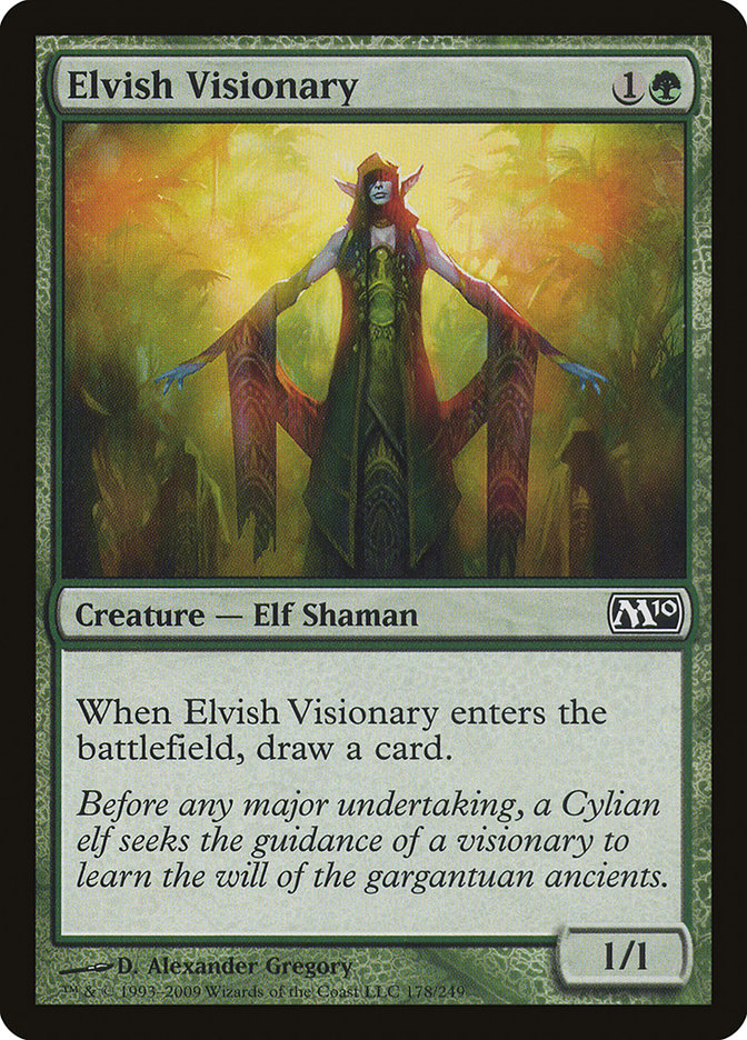 Elvish Visionary - (Foil): Magic 2010