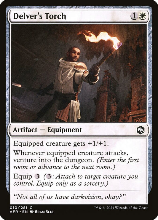 Delver's Torch - (Foil): Adventures in the Forgotten Realms