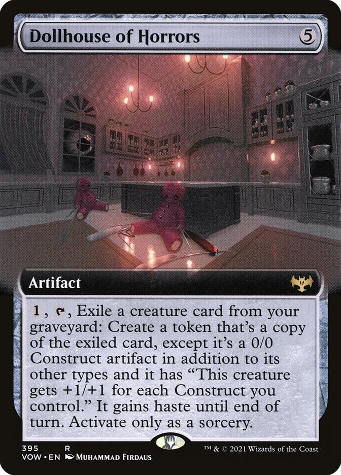 Dollhouse of Horrors (Extended Art) - (Foil): Innistrad: Crimson Vow
