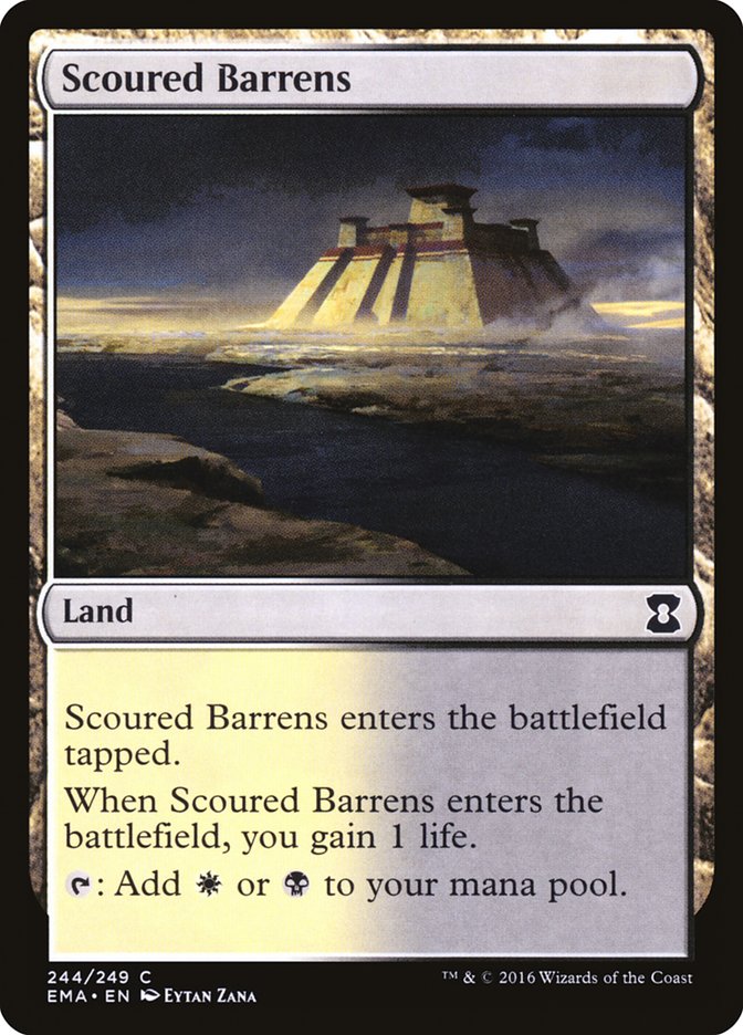 Scoured Barrens - (Foil): Eternal Masters