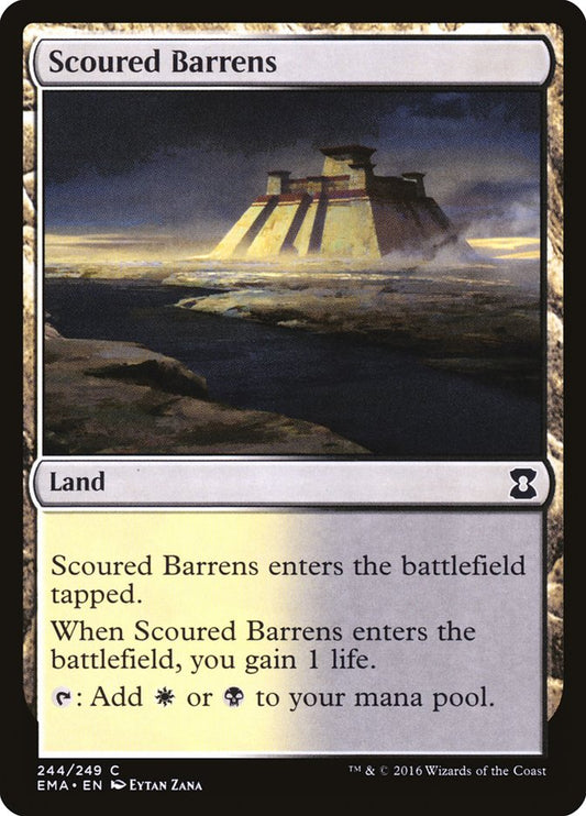 Scoured Barrens - (Foil): Eternal Masters