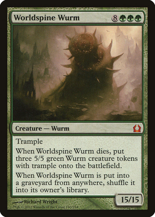 Worldspine Wurm - (Foil): Return to Ravnica