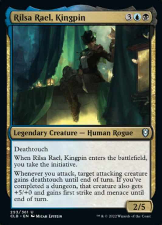 Rilsa Rael, Kingpin - (Foil): Commander Legends: Battle for Baldur's Gate