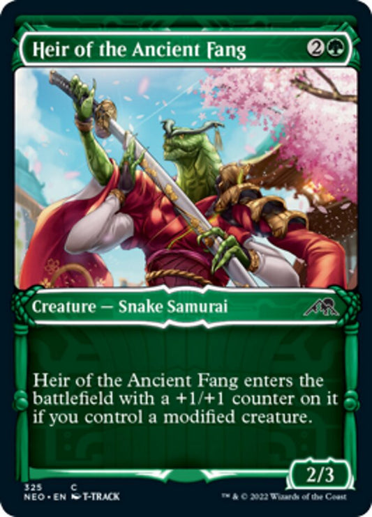 Heir of the Ancient Fang (Showcase): Kamigawa: Neon Dynasty