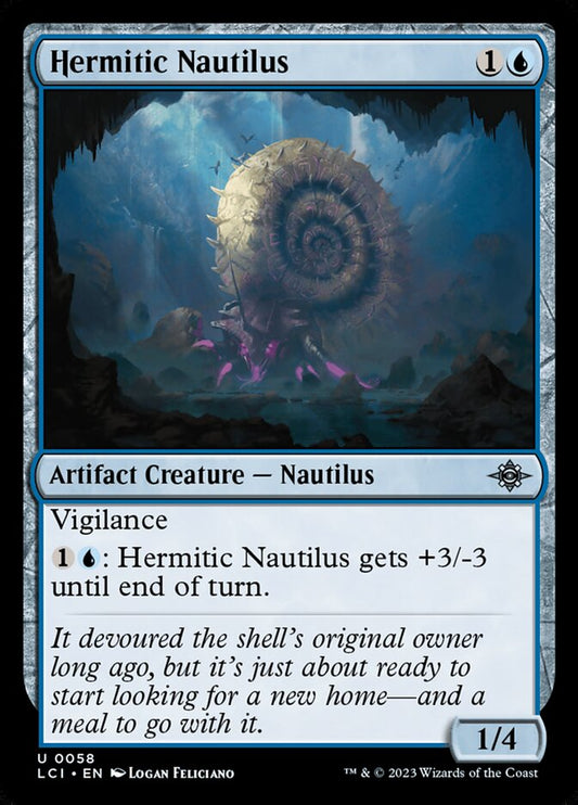 Hermitic Nautilus - (Foil): Lost Caverns of Ixalan
