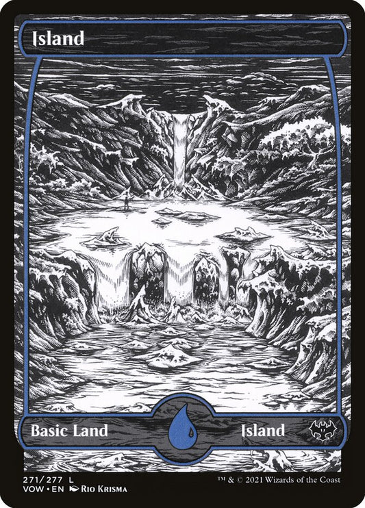 Island (#271) (Full Art) - (Foil): Innistrad: Crimson Vow