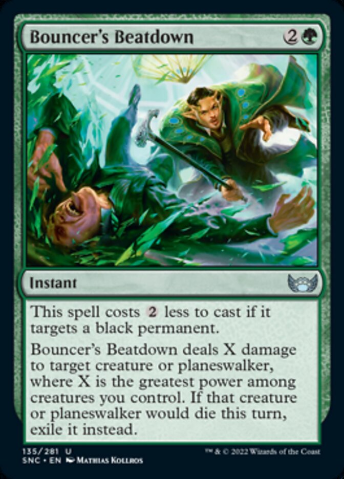 Bouncer's Beatdown - (Foil): Streets of New Capenna