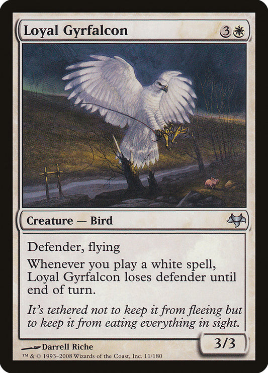 Loyal Gyrfalcon - (Foil): Eventide