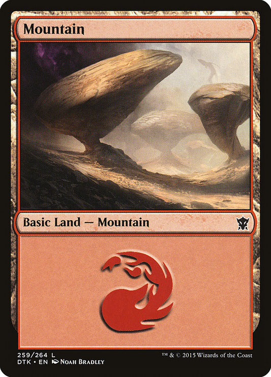 Mountain (#259) - (Foil): Dragons of Tarkir