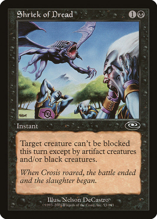 Shriek of Dread - (Foil): Planeshift