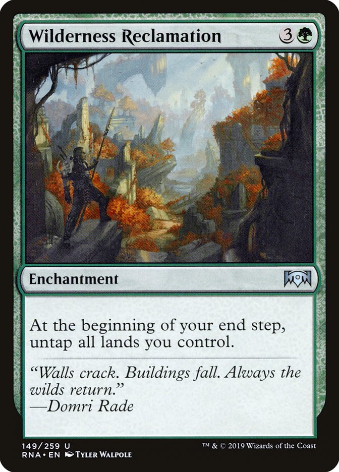 Wilderness Reclamation: Ravnica Allegiance