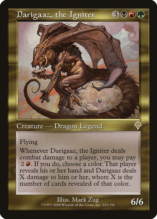 Darigaaz, the Igniter - (Foil): Invasion