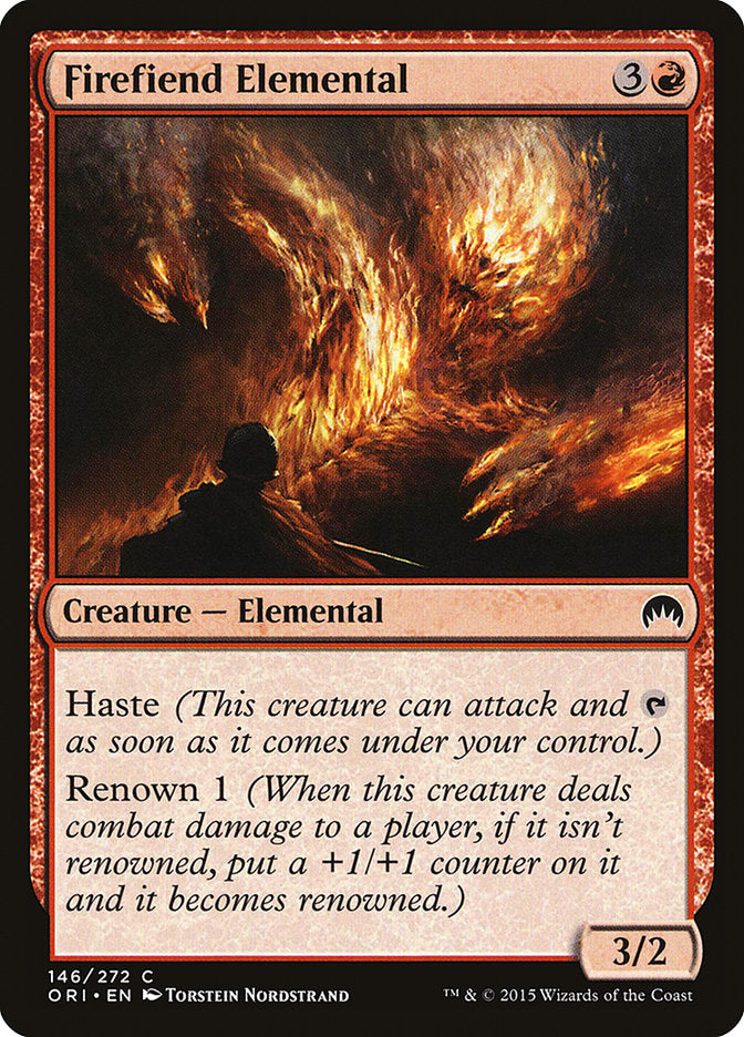 Firefiend Elemental - (Foil): Magic Origins