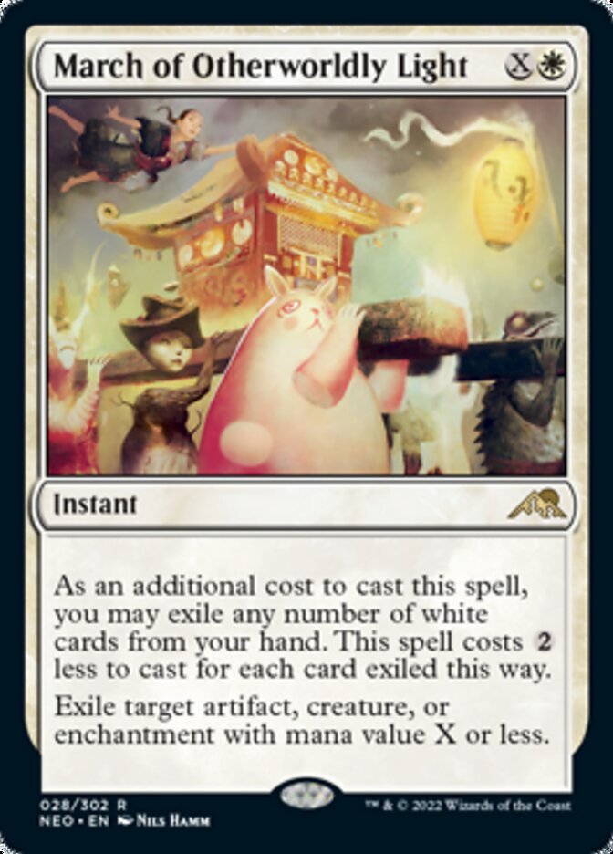March of Otherworldly Light - (Foil): Kamigawa: Neon Dynasty
