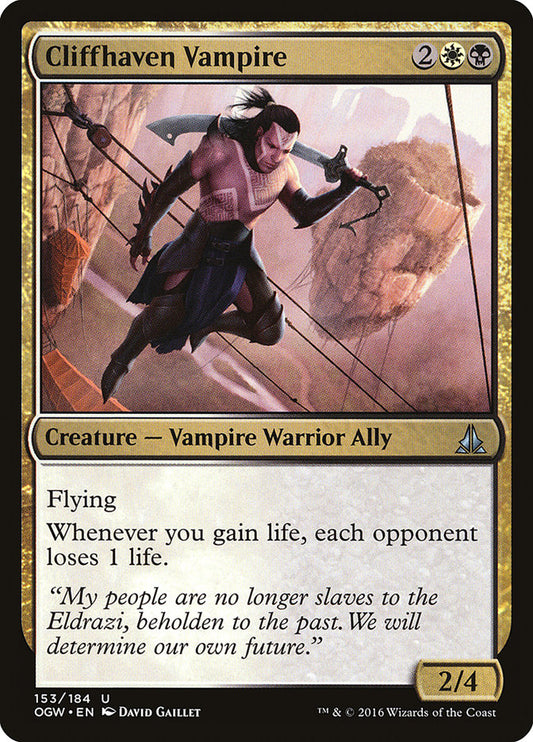 Cliffhaven Vampire - (Foil): Oath of the Gatewatch
