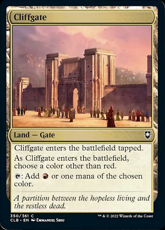 Cliffgate: Commander Legends: Battle for Baldur's Gate