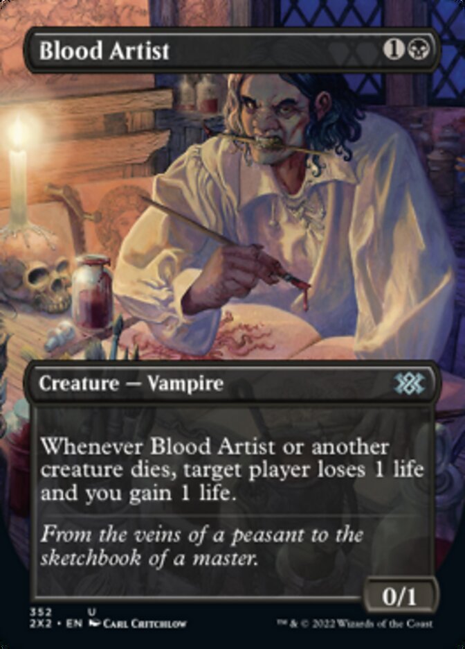 Blood Artist (Borderless) - (Foil): Double Masters 2022