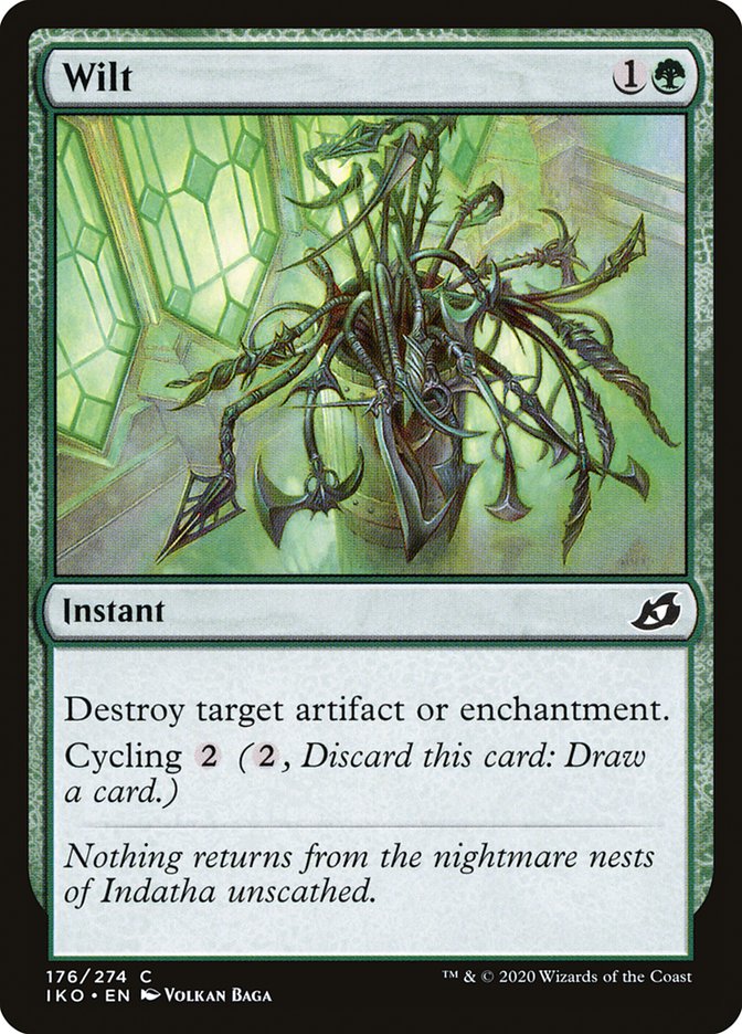 Wilt - (Foil): Ikoria: Lair of Behemoths