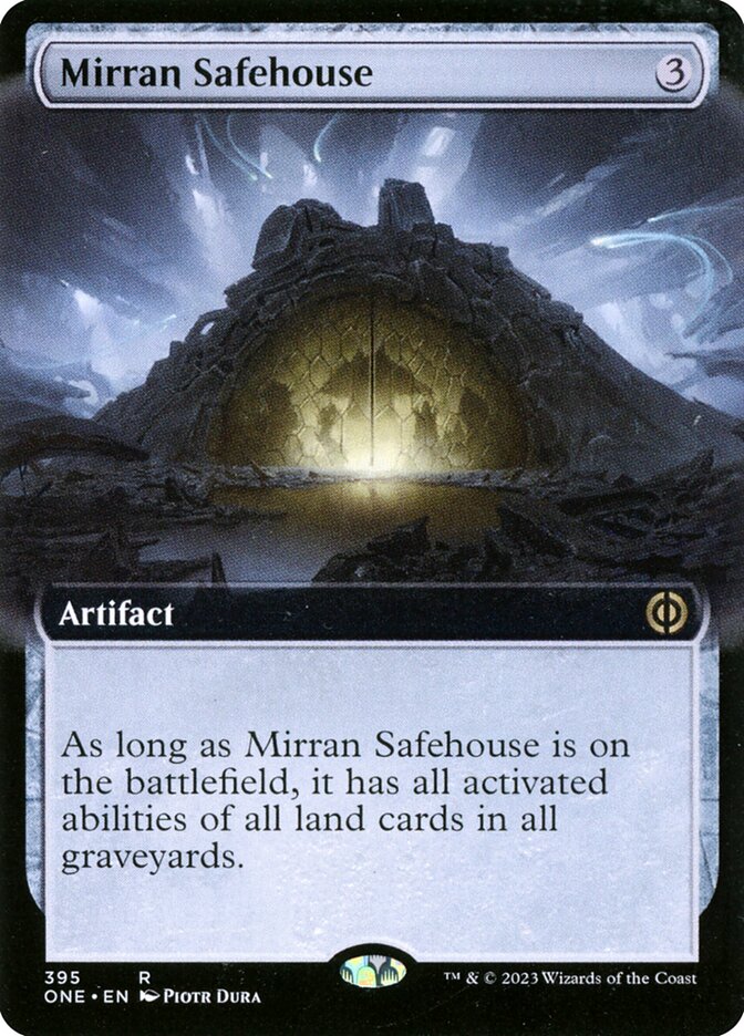 Mirran Safehouse (Extended Art) - (Foil): Phyrexia: All Will Be One