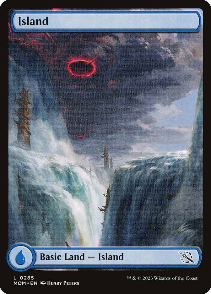 Island (#285) (Full Art) - (Foil): March of the Machine