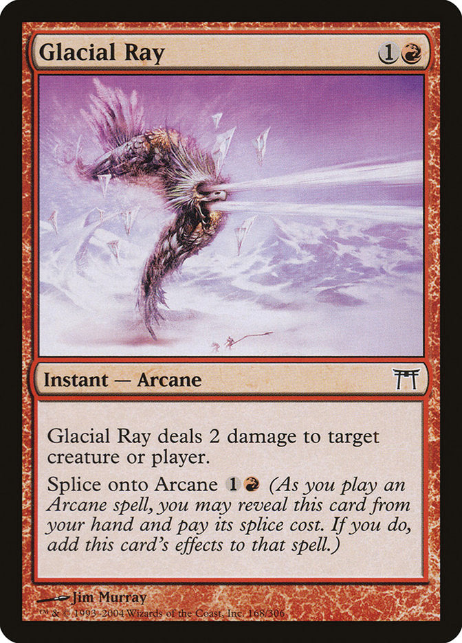 Glacial Ray - (Foil): Champions of Kamigawa